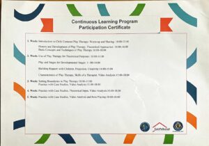 Berna Bulut Play Therapy Certificate